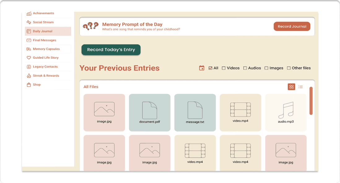 Daily Journals Preview