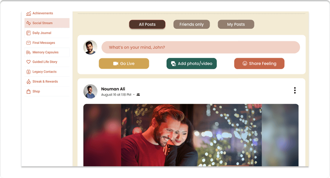 Newsfeed & Social Sharing Preview